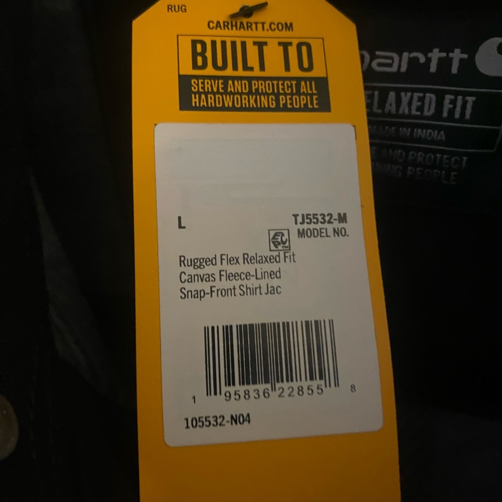 Carhartt Men's Dark Gray Shirt Jacket - Picture 5 of 5